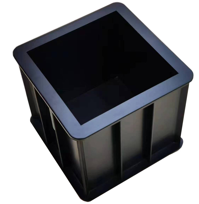 Cubo di resistenza al cemento nero da 150 mm stampo di test