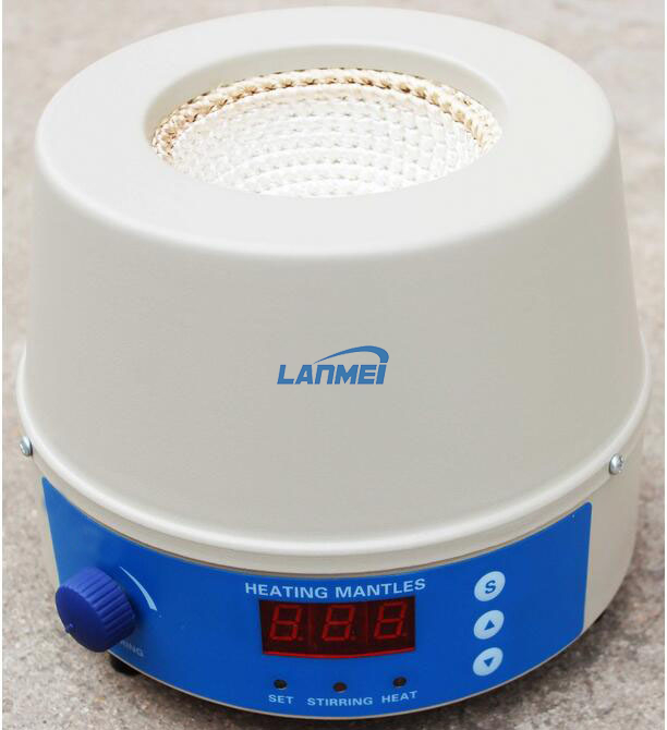 Attrezzatura chimica di laboratorio 450 gradi Digital Riscaldamento Mantle