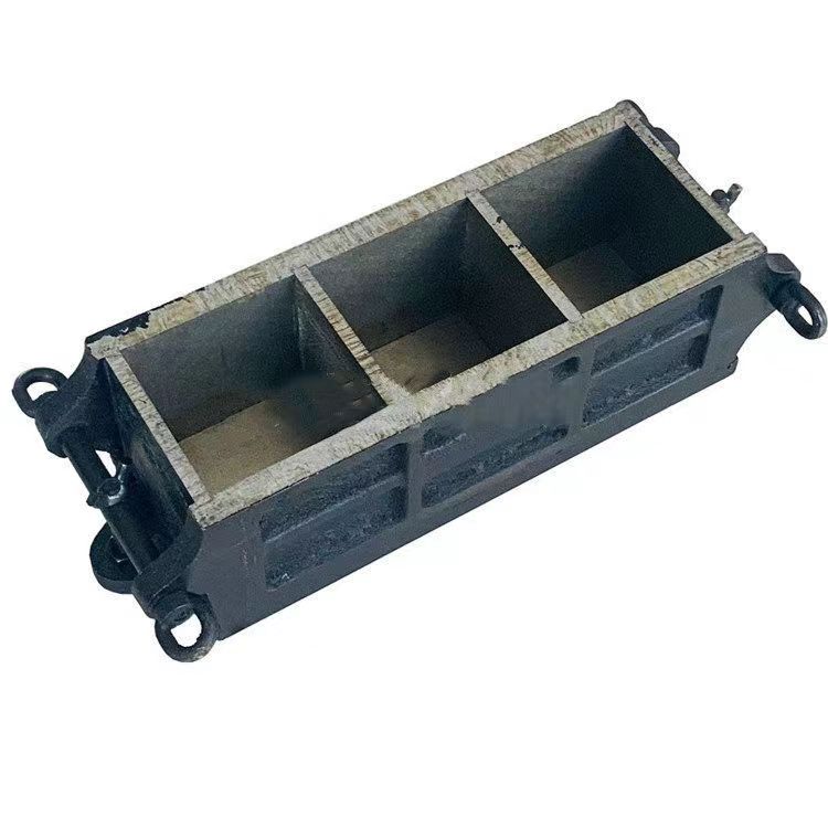 Ghisa in acciaio in cemento in ghisa a tre gang cubo mould100*100*100mm