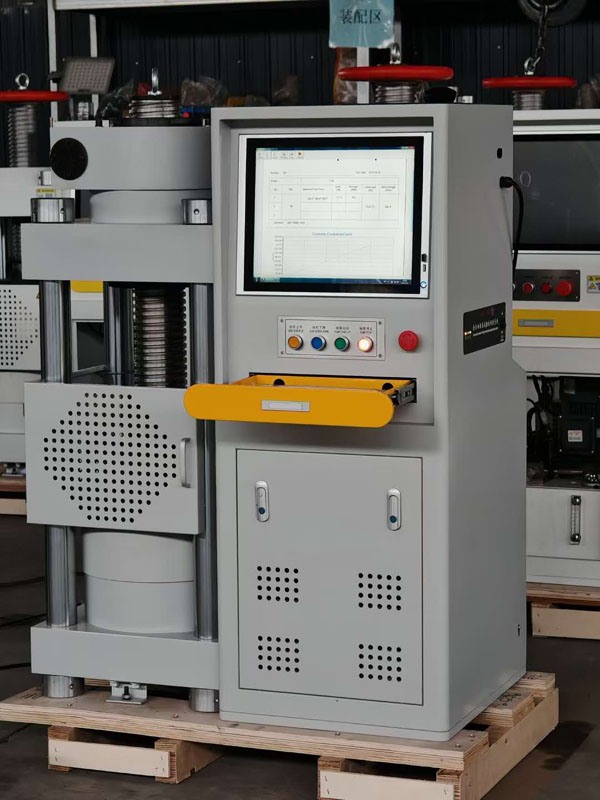 Tester di compressione automatica standard per cubo e cilindri