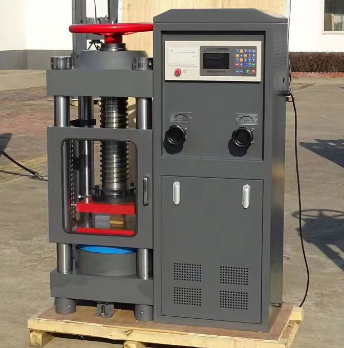 Macchina per test di compressione del cubo in cemento