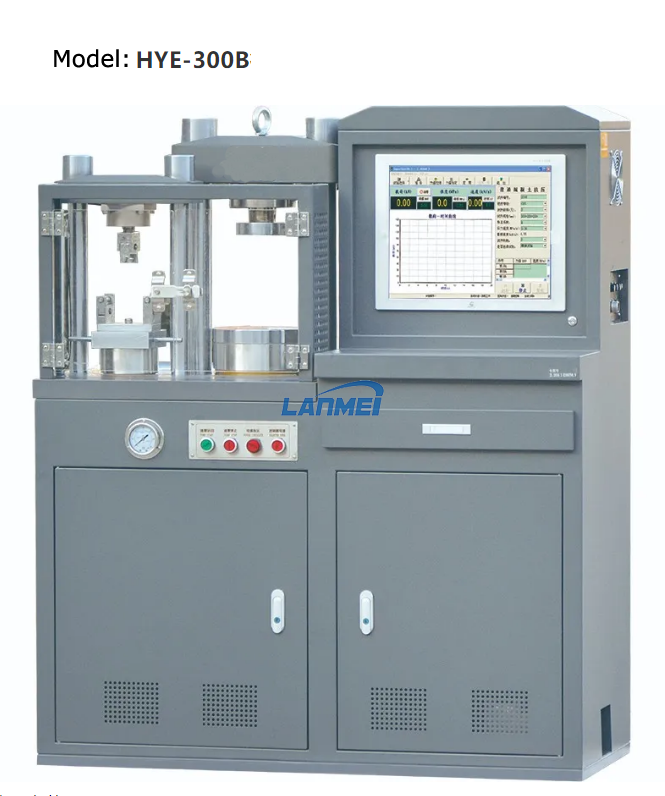 Macchina di resistenza a compressione a compressione da 300kn /10kn.