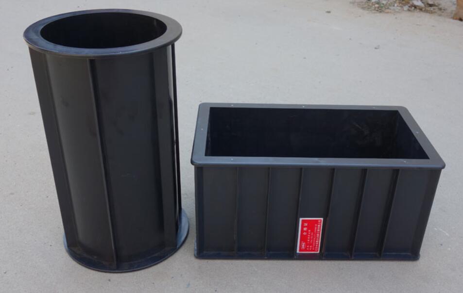 Stampo per cubo di plastica per campione di cemento pazzo
