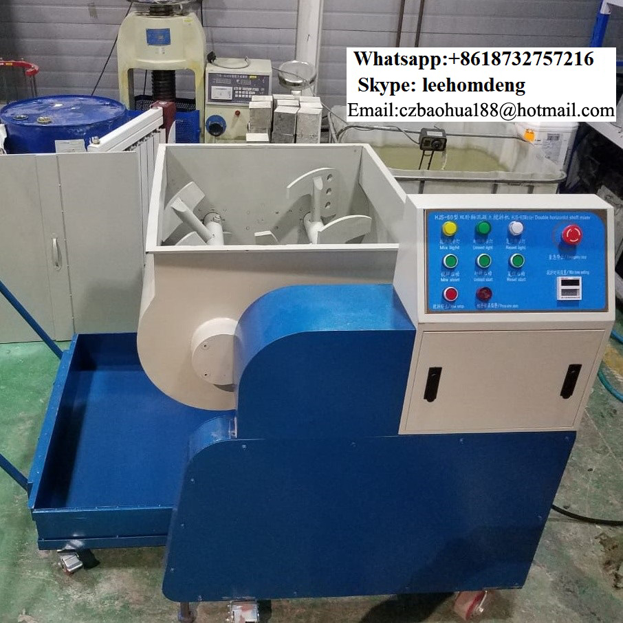 Mixer in cemento portatile orizzontale