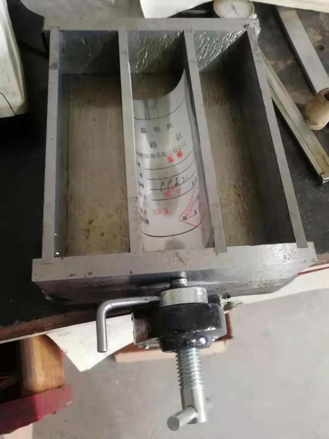 Stampo di prova di prove di cemento assoluto in acciaio